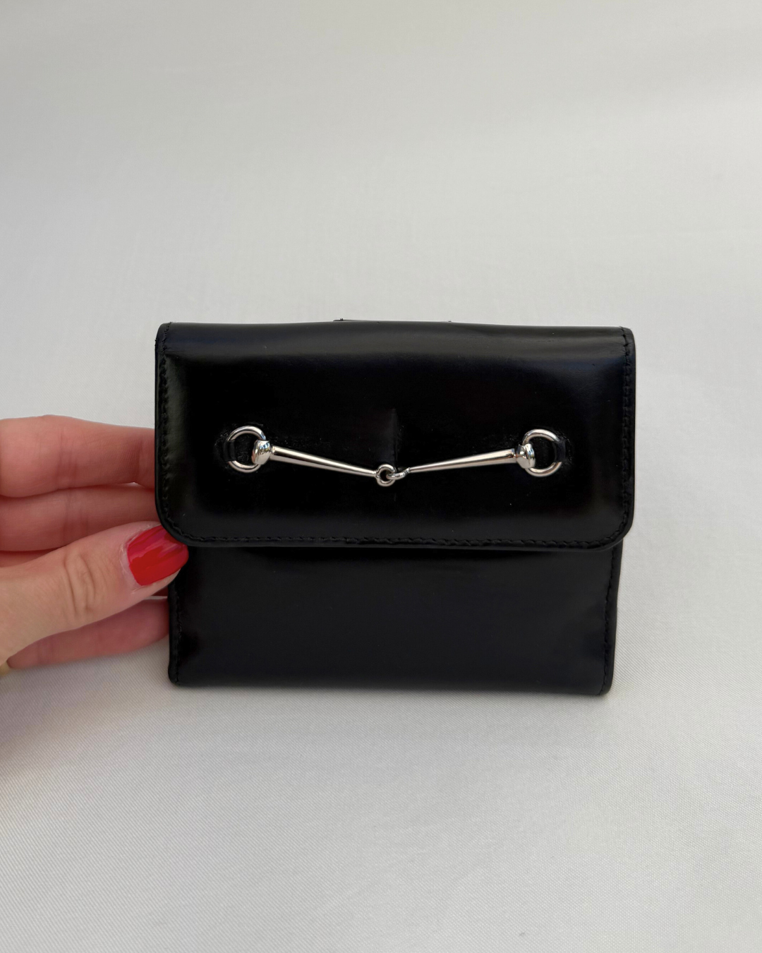 Gucci by Tom Ford Vintage Horsebit Black Leather Wallet