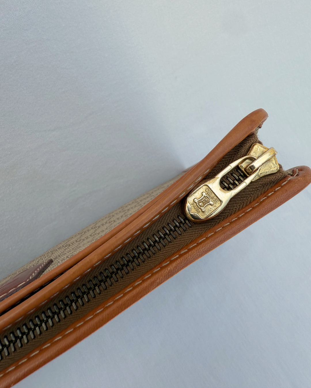 Celine Vintage Macadam Portfolio Clutch