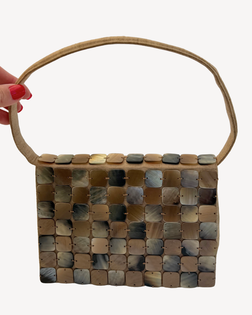Bottega Veneta 1997 Rare Vintage Canvas Top Handle Bag
