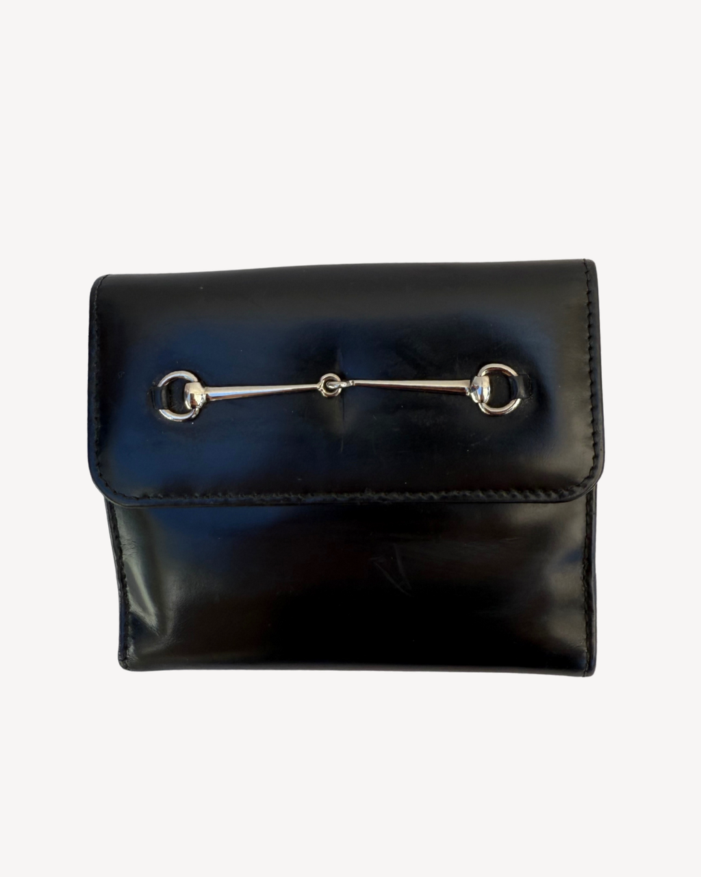 Gucci by Tom Ford Vintage Horsebit Black Leather Wallet