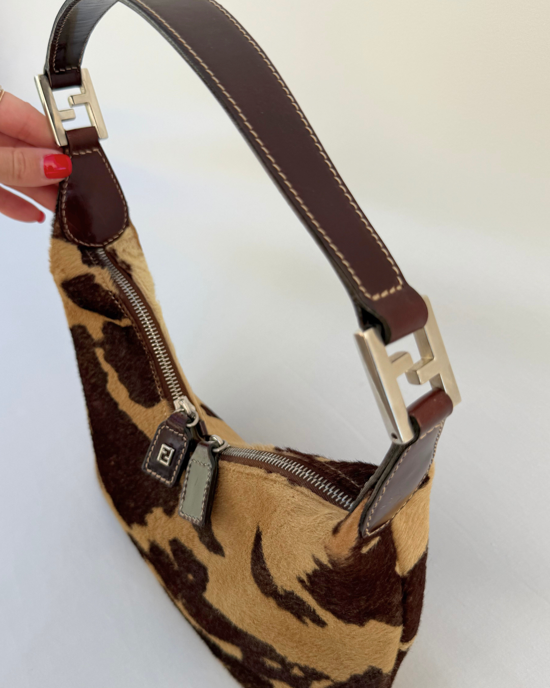 Fendi Vintage Brown Ponyhair Bag