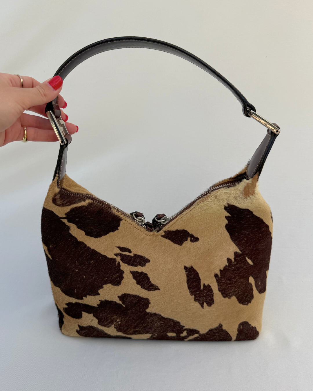 Fendi Vintage Brown Ponyhair Bag