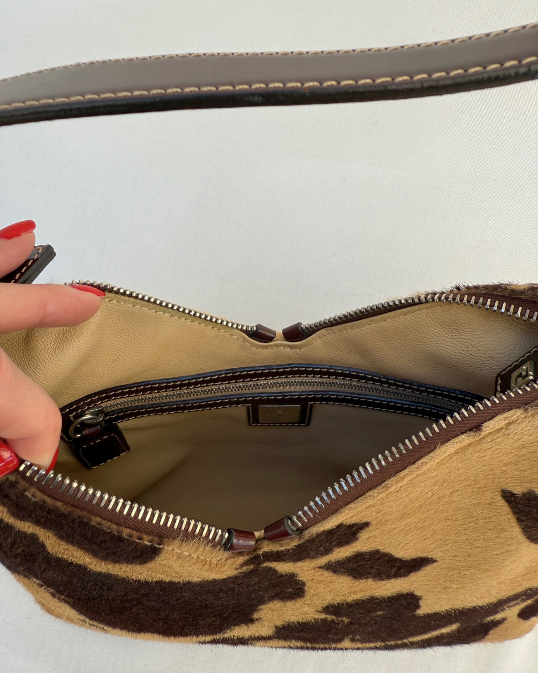 Fendi Vintage Brown Ponyhair Bag