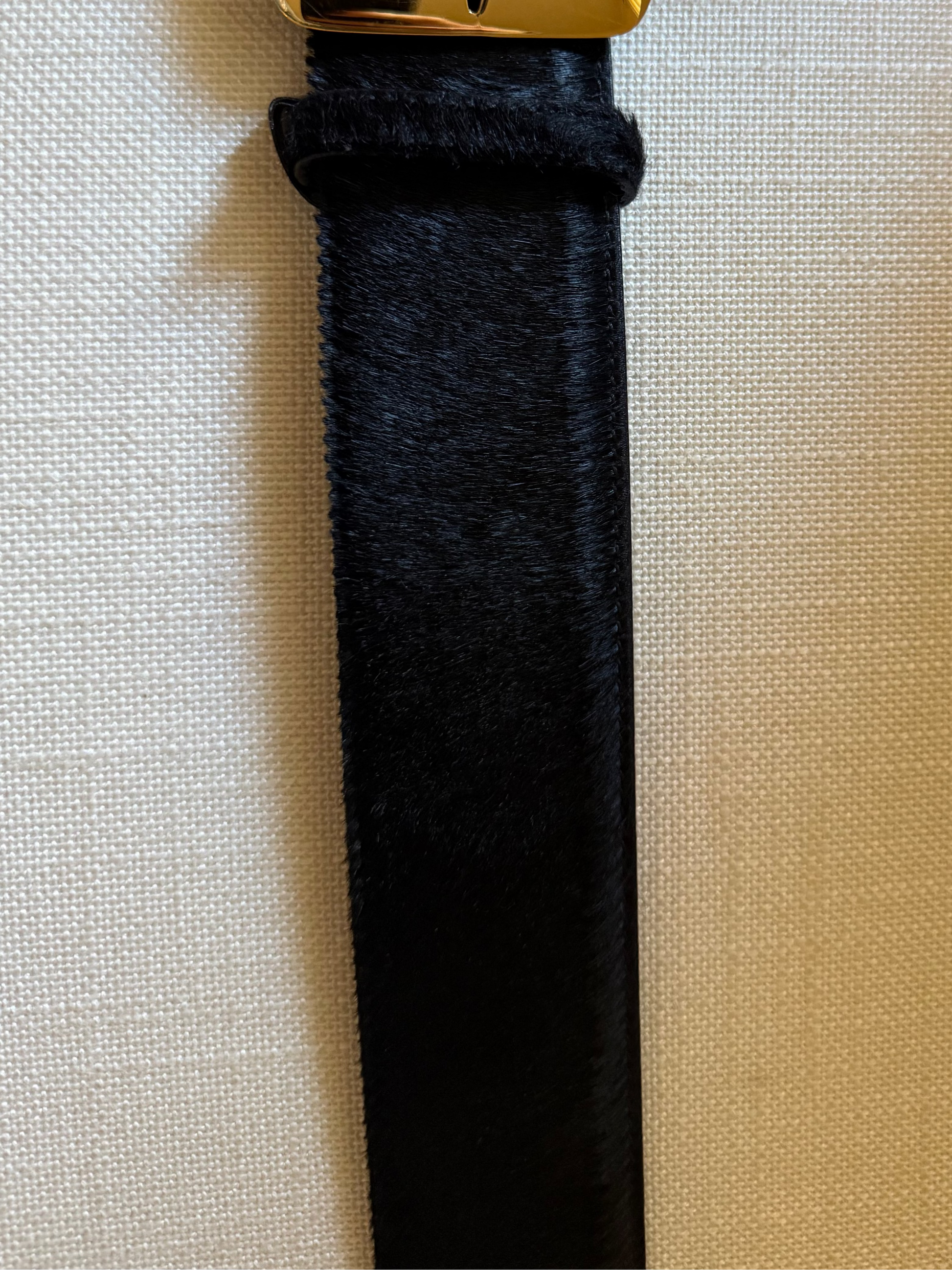 Gucci by Tom Ford Vintage Ponyhair Waist Belt